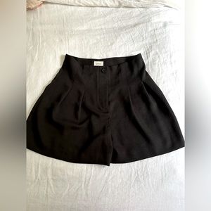 ☀️2/$30☀️ Aritzia Black Tailored High-Waist Shorts